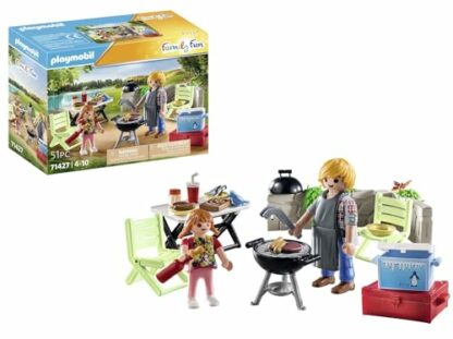 Playmobil 71427 Family Fun Family Barbecue, featuring a barbecue and cooking apron, camping, outdoor fun, enjoyment with the family, fun imaginative role-play, playsets suitable for children ages 4+ 2 Playmobil 71427 Family Fun Family Barbecue, featuring a barbecue and cooking apron, camping, outdoor fun, enjoyment with the family, fun imaginative role-play, playsets suitable for children ages 4+ - Image 2
