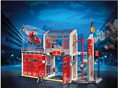 Playmobil 9462 City Action Fire Station with Fire Alarm, fire fighter and helicopter toy, fun imaginative role play, playset suitable for children ages 4+ 3 Playmobil 9462 City Action Fire Station with Fire Alarm, fire fighter and helicopter toy, fun imaginative role play, playset suitable for children ages 4+ - Image 3