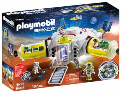 Playmobil 9487 Space Mars Mission Station with Functioning Double Laser Shooter, space experience for little space explorers, educational toy, fun imaginative role play, play set for children ages 6+ 2 Playmobil 9487 Space Mars Mission Station with Functioning Double Laser Shooter, space experience for little space explorers, educational toy, fun imaginative role play, play set for children ages 6+ - Image 2