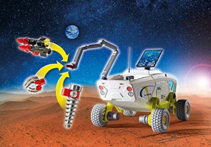 Playmobil 9489 Space Mars Mission Research Vehicle, space experience for little space explorers, educational toy, fun imaginative role play, play set for children ages 6+ 4 Playmobil 9489 Space Mars Mission Research Vehicle, space experience for little space explorers, educational toy, fun imaginative role play, play set for children ages 6+ - Image 4
