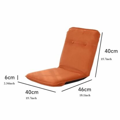 Portable Floor Chair, Adjustable Floor Chair with Back Support, Comfortable Padded Foldable Floor Seating, Gaming Chair Meditation Chair Lazy Sofa Chair Kids Adults Reading Resting Tatami Chair - Image 4