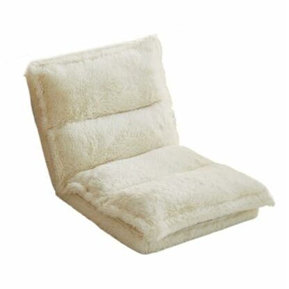 Portable Floor Chair, Backrest Floor Chair, Adjustable Tatami Chair Gaming Chair with 5 Adjustable Positions Back Support, Lazy Sofa Lounge for Playing Reading Meditating Room Recliner, Washable Chair - Image 2