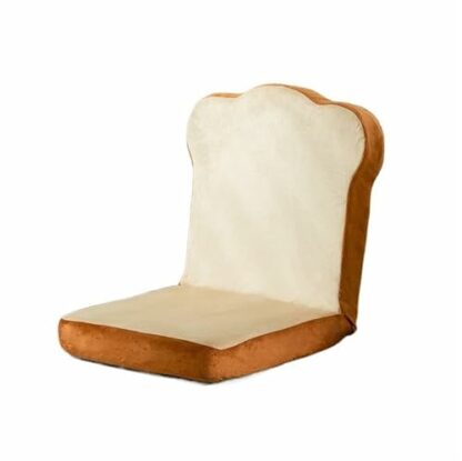 Floor Chair Toast Shaped Floor Chair with Back Support, Lazy Sofa Backrest Chair with 6 Adjustable Position, Padded Sleeper Bed Couch Recliner, Floor Gaming Meditation Tatami Chair for Adults Kids Med - Image 2