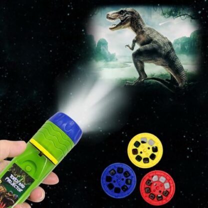 Pup Go Dinosaur & Outer Space Torch and Projector with 6 Discs and 48 Images, Dinosaur Toys for Boys, Cool Kids Torch, Educational Science Kits for Toddlers and Children Ages 3 4 5 6 7 Year Old - Image 3