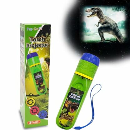 Pup Go Dinosaur & Outer Space Torch and Projector with 6 Discs and 48 Images, Dinosaur Toys for Boys, Cool Kids Torch, Educational Science Kits for Toddlers and Children Ages 3 4 5 6 7 Year Old - Image 2