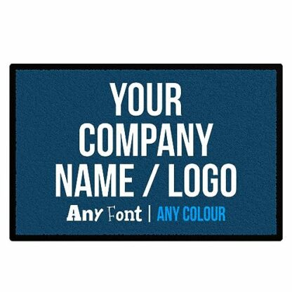 Purple Print House Custom Tradesman Floor Mat Door Mat with Personalised Company Business Logo Printed Doormat, Black 2 Purple Print House Custom Tradesman Floor Mat Door Mat with Personalised Company Business Logo Printed Doormat, Black - Image 2
