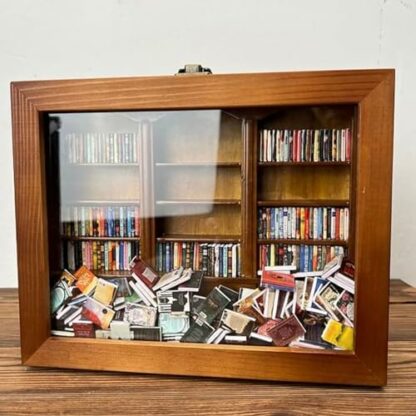 Qikam Anxiet-y Bookshelf | Anxiet-ys Bookshelf Shake Away Your Anxiet-y | Miniature Bookshelf | Handmade Small Bookshelf Craft | Unique And Creative For Book Lovers 3 Qikam Anxiet-y Bookshelf | Anxiet-ys Bookshelf Shake Away Your Anxiet-y | Miniature Bookshelf | Handmade Small Bookshelf Craft | Unique And Creative For Book Lovers - Image 3
