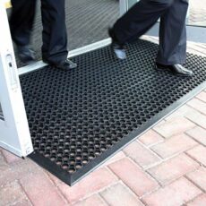 RSM RUGS® Large Outdoor Rubber Entrance Mats Anti Fatigue None Slip Drainage Door Mat Flooring