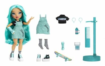 Rainbow High Fashion Doll - Blu Brooks - Blue Doll in Fashionable Outfit - Doll Wearing a Cast & 10+ Colourful Play Accessories - Great for Kids 4-12 Years Old and Collectors 3 Rainbow High Fashion Doll - Blu Brooks - Blue Doll in Fashionable Outfit - Doll Wearing a Cast & 10+ Colourful Play Accessories - Great for Kids 4-12 Years Old and Collectors - Image 3