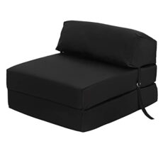 Ready Steady Bed Comfortable Fold Out Z Bed Chair | Sofa Bed Futon Lightweight | Soft Water resistant Cover | Ergonomically Designed Single Mattress Zbed