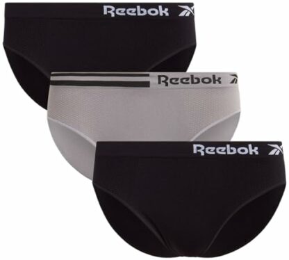 Reebok Women's Underwear - Seamless Microfiber Bikini Panties (3 Pack) - Image 2