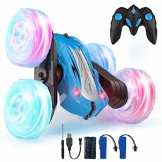 Remote Cohtrol Car,Remote Control Truck,RC Stunt Car Toys,2 Sided 360° Rotation with Cool LED Effect Kids RC Car for 3 4 5 6 7 Years Old Boys and Girls Toys Birthday Gift Christmas