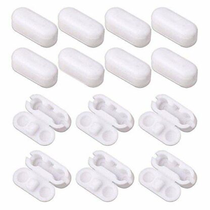 Replacement Plastic Blind Pull Cord Connector Clips - Plastic Chain Roller, Roman, Vertical - Image 2