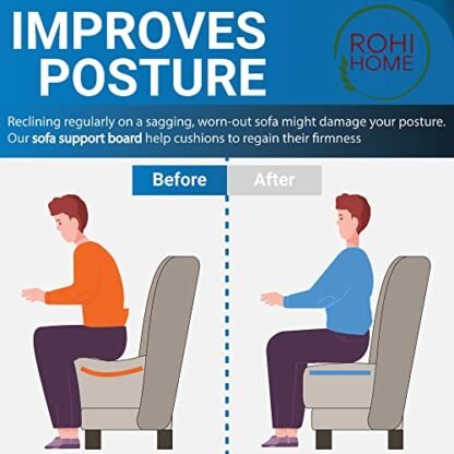 Rohi Durable Sofa Rejuvenator Boards – Non-Slip – Adjustable & Foldable Sagging Sofa Support boards – Settee, Armchair Support - Image 3