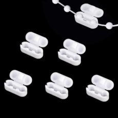 Roller Blind Cord Connector Clips, Replacement Blind Pull Cord Connector Clips, Ball Chain Connector fits 4.5mm Roller, Roman and Vertical blinds, Roller Blind Fittings