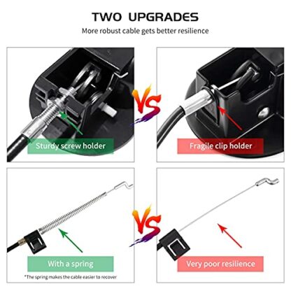 Royaza Recliner Cable Replacement Handle and Cable, Recliner Replacement Parts, Recliner Handle Replacement - Image 4