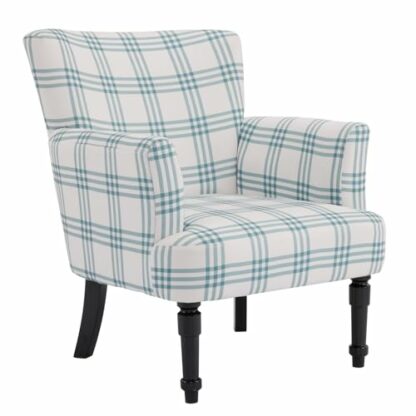 SEPNINE Living Room Armchairs,Retro Accent Chair,Bedroom Chair,Solid Wood Legs, High Density Padding, Ergonomic Backrests,Fabric Lounge Padded Sofa Chair for Living Room 2 SEPNINE Living Room Armchairs,Retro Accent Chair,Bedroom Chair,Solid Wood Legs, High Density Padding, Ergonomic Backrests,Fabric Lounge Padded Sofa Chair for Living Room - Image 2