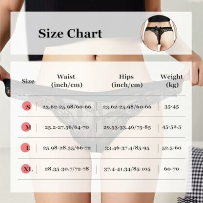 SHAINE 5pcs Women's Knickers Sexy Lace Briefs Underwear Fit Panties Low Rise Soft Bikini - Image 4