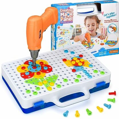 SHAWE 3D Take Apart Toy for 3 4 5 Years Old Boys– Creative Construction Toy Kit – Puzzles Assembly DIY Play Toy Set with Storage Box - Image 2