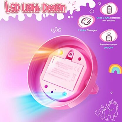 SLDALES Light-Up Unicorn Gifts for Girls, Make Your Own Unicorn Night Light with Timing Remote Control, Unicorn Toy for 3 4 5 6 7 8+ Year Old Girls - Image 3