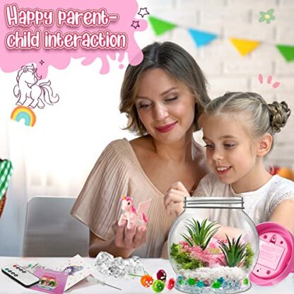 SLDALES Light-Up Unicorn Gifts for Girls, Make Your Own Unicorn Night Light with Timing Remote Control, Unicorn Toy for 3 4 5 6 7 8+ Year Old Girls - Image 4