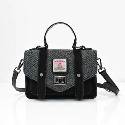 SNOW PAW Harris Tweed Mini Satchel - Image 4