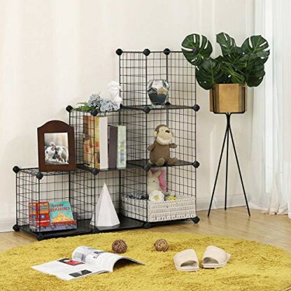 SONGMICS Storage Cabinet Lattice Shelf 6 Modular Cubes Bathroom Children's Bedroom Living Room Books - Image 3