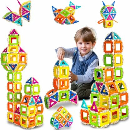 STEM Building Blocks Set Building Toys for 3 4 5 6 7 8 Years Old Construction Preschool Kindergarten Toys for Kids Ages 3-8 Connecting Toys for Toddlers Christmas Birthday Gift for Boys Girls Age 3+ 2 STEM Building Blocks Set Building Toys for 3 4 5 6 7 8 Years Old Construction Preschool Kindergarten Toys for Kids Ages 3-8 Connecting Toys for Toddlers Christmas Birthday Gift for Boys Girls Age 3+ - Image 2
