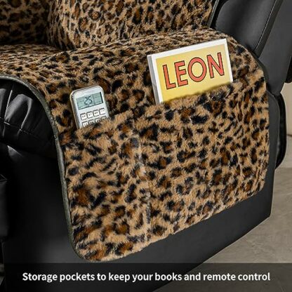 STONECREST Velvet Reversible Quilted Slipcover for Recliner Chair, Waterproof Washable Furniture Protector Cover for Dogs, Kids 3 STONECREST Velvet Reversible Quilted Slipcover for Recliner Chair, Waterproof Washable Furniture Protector Cover for Dogs, Kids - Image 3