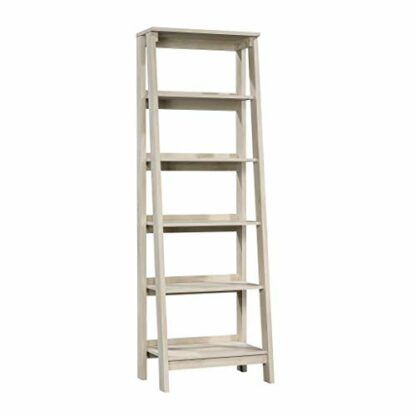 Sauder Trestle 5-Shelf Bookcase, Chalked Chestnut finish - Image 2
