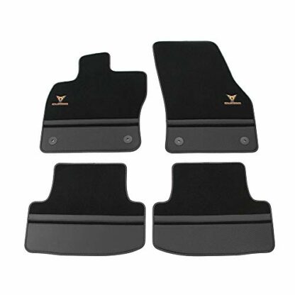 Seat Cupra 576863011BLOE Textile Floor Mats 4 x Premium Mats Black/Copper 4 Seat Cupra 576863011BLOE Textile Floor Mats 4 x Premium Mats Black/Copper - Image 4