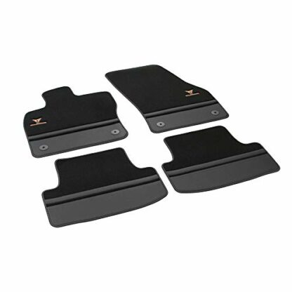 Seat Cupra 576863011BLOE Textile Floor Mats 4 x Premium Mats Black/Copper 2 Seat Cupra 576863011BLOE Textile Floor Mats 4 x Premium Mats Black/Copper - Image 2