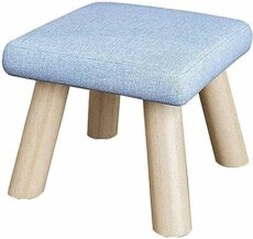 Shoe Bench Foot Stool Ottoman Footrest Footstool Foot Stool Dressing Table Footrest Sofa Stool, Solid Wood Stool,Fabric Hall, Bedroom Footstool
