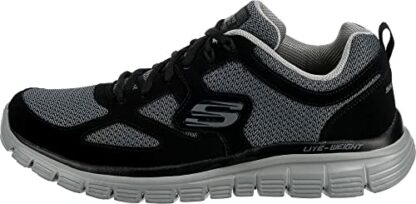Skechers Burns Agoura Mens Synthetic Material Running Trainers 3 Skechers Burns Agoura Mens Synthetic Material Running Trainers - Image 3