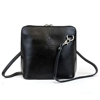 Small Vera Pelle Handbag Genuine Leather Cross Body Bag for Women Italian Mini Shoulder Bag Highquality Strap - Image 2