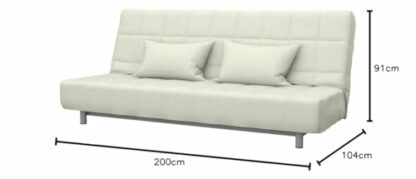 Soferia Replacement Compatible Cover for Beddinge 3-Seat Sofa-Bed - Image 3
