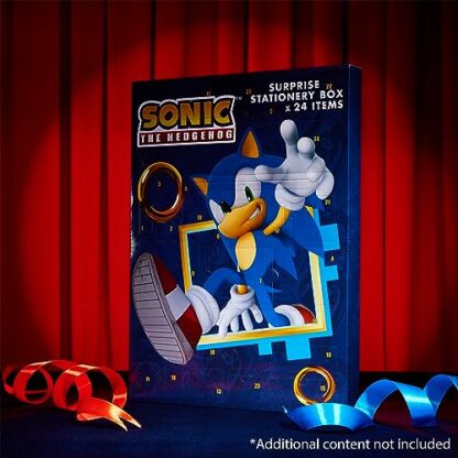 Sonic The Hedgehog Advent Calendar 2024 for Kids and Teenagers, Stationery Keychains Bracelet 3 Sonic The Hedgehog Advent Calendar 2024 for Kids and Teenagers, Stationery Keychains Bracelet - Image 3