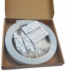 Speedy 3m BENDABLE CURTAIN TRACK For Straight & Bay Window Rail Top or Face Fix