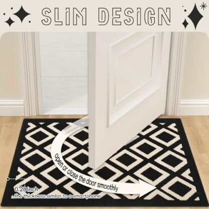 Sydzkjyxgs Dirt Trapper Door Mats Indoor 50 x 80 cm Parker Washable Front Back Door Mats, Non-Slip Soft Doormats for Muddy Wet Shoes and Paws 4 Sydzkjyxgs Dirt Trapper Door Mats Indoor 50 x 80 cm Parker Washable Front Back Door Mats, Non-Slip Soft Doormats for Muddy Wet Shoes and Paws - Image 4