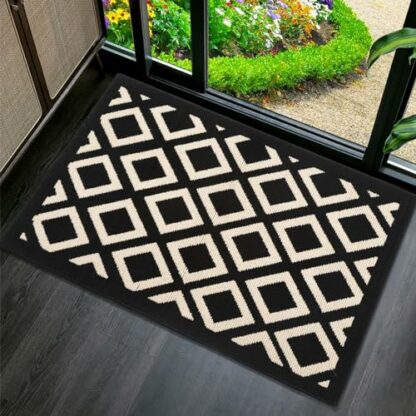 Sydzkjyxgs Dirt Trapper Door Mats Indoor 50 x 80 cm Parker Washable Front Back Door Mats, Non-Slip Soft Doormats for Muddy Wet Shoes and Paws 2 Sydzkjyxgs Dirt Trapper Door Mats Indoor 50 x 80 cm Parker Washable Front Back Door Mats, Non-Slip Soft Doormats for Muddy Wet Shoes and Paws - Image 2