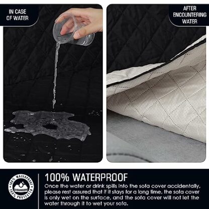 TAOCOCO Sofa Covers Waterproof,Slipcovers for Sofa,Sofa Cover for Pet - Image 4