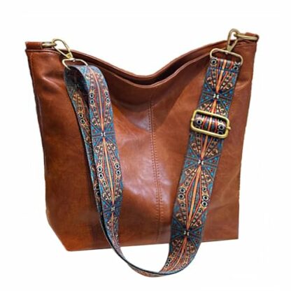TIAASTAP Hobo Bags for Women Leather Cross Body Bag Ladies Handbags & Shoulder Bags with Adjustable Wide Strap Hobo Tote Bag for Shopping Work Travel Daily Use - Image 2