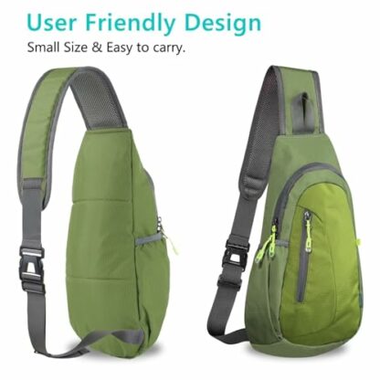 TITECOUGO Small Sling Bag, Lightweight Crossbody Backpack for Men Women Kids, Shoulder Bag for Sports and Outdoor - Image 4