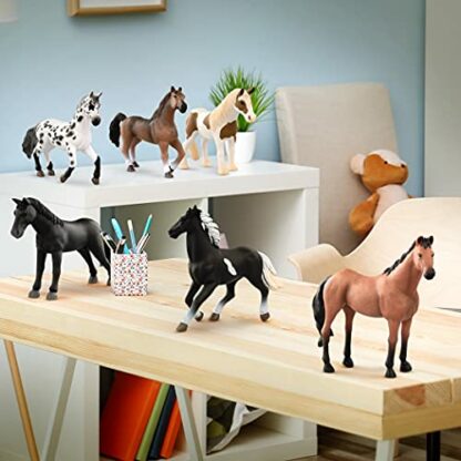 Terra by Battat AN6118BZ Terra 6 Pferde Figuren – Araber, Pinto, Tinker und mehr – Realistische Tierfiguren Set - Image 3