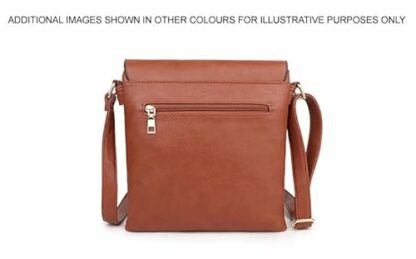 The Accessory Co. Womens Cross Body Bag Messenger Multi Compartment Large Over Shoulder Satchel Handbag Long Strap - Image 4