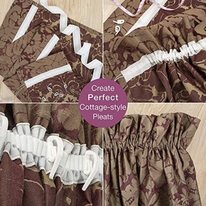 The Bead Shop Curtain Tape | White 75mm 3 Inch Header Tape 5 metres | Heading Tape for Pencil Pleat Curtains, Wave Curtains | Supplied A UK Brand 4 The Bead Shop Curtain Tape | White 75mm 3 Inch Header Tape 5 metres | Heading Tape for Pencil Pleat Curtains, Wave Curtains | Supplied A UK Brand - Image 4