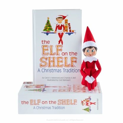 The Elf on the Shelf: A Christmas Tradition - Girl Scout Elf with Blue Eyes - Includes Artfully Illustrated Storybook, Keepsake Box and Official Adoption Certificate 3 The Elf on the Shelf: A Christmas Tradition - Girl Scout Elf with Blue Eyes - Includes Artfully Illustrated Storybook, Keepsake Box and Official Adoption Certificate - Image 3