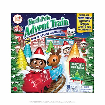 The Elf on the Shelf and Elf Pets Minis: North Pole Advent Train Advent Calendar 2023 for Kids - Includes 24 Playable Mini Surprises - New Toy for Every Day of Christmas - For Ages 3 Years and Above 2 The Elf on the Shelf and Elf Pets Minis: North Pole Advent Train Advent Calendar 2023 for Kids - Includes 24 Playable Mini Surprises - New Toy for Every Day of Christmas - For Ages 3 Years and Above - Image 2
