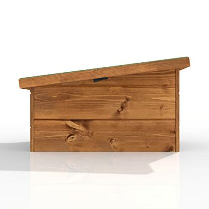 The Hutch Company Hedgehog House and Hibernation Shelter - Predator-Proof Outdoor Habitat, Feeding Station and Home - Felt Roof Cover and Full Wood Flooring - Best Pet Garden Hedgehogs Wooden Houses 4 The Hutch Company Hedgehog House and Hibernation Shelter - Predator-Proof Outdoor Habitat, Feeding Station and Home - Felt Roof Cover and Full Wood Flooring - Best Pet Garden Hedgehogs Wooden Houses - Image 4