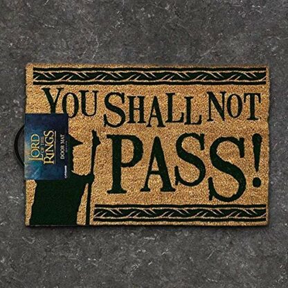 The Lord Of The Rings GP85071 You Shall Not Pass Doormat, Multi-Colour, 40 x 60 cm - Image 3